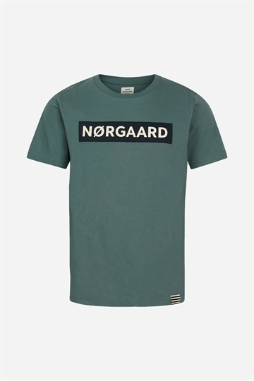 Mads Nørgaard Printed Tee Thorlino - Balsam Green